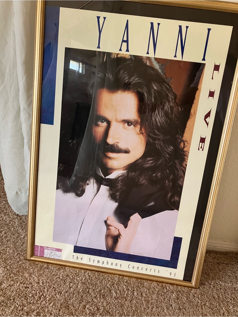 Vintage Yani Concert Poster 1993